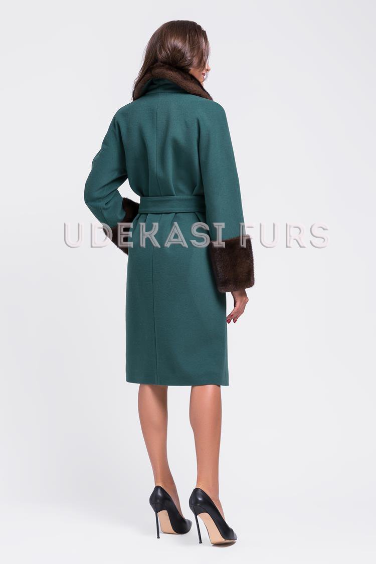 Пальто с мехом норки 9035-04 от магазина Udekasi Furs  - #2