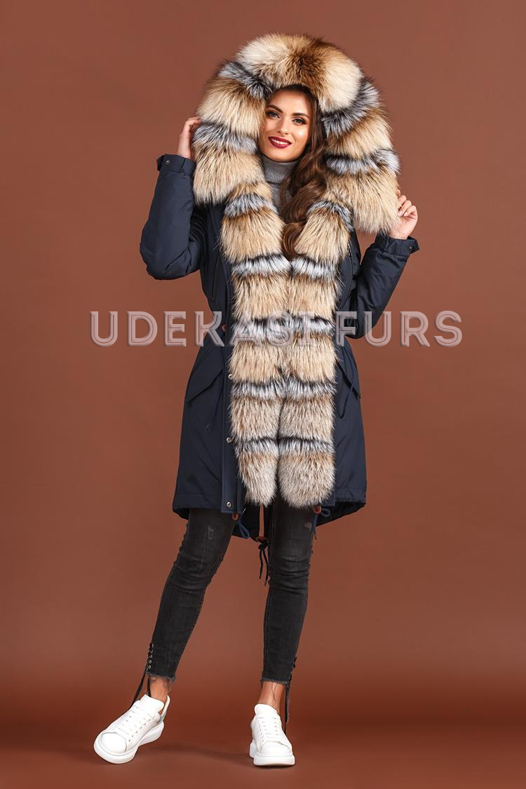 Парка с мехом лисы Smoky Fox 5380-147 от Udekasi Furs - #1