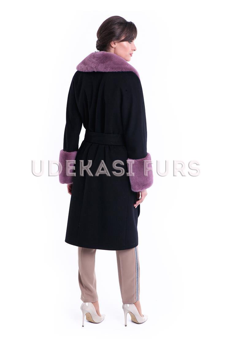 Пальто с мехом норки 9035-06 от магазина Udekasi Furs  - #2