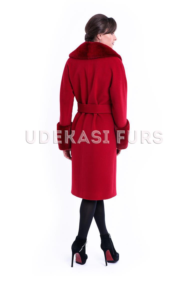 Пальто с мехом норки 9035-03 от магазина Udekasi Furs  - #2