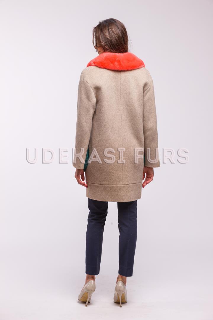Пальто с мехом норки 9005-02 от магазина Udekasi Furs  - #2