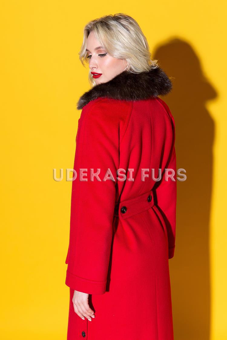 Пальто Max Mara с мехом Соболя 9059-03 от магазина Udekasi Furs  - #2