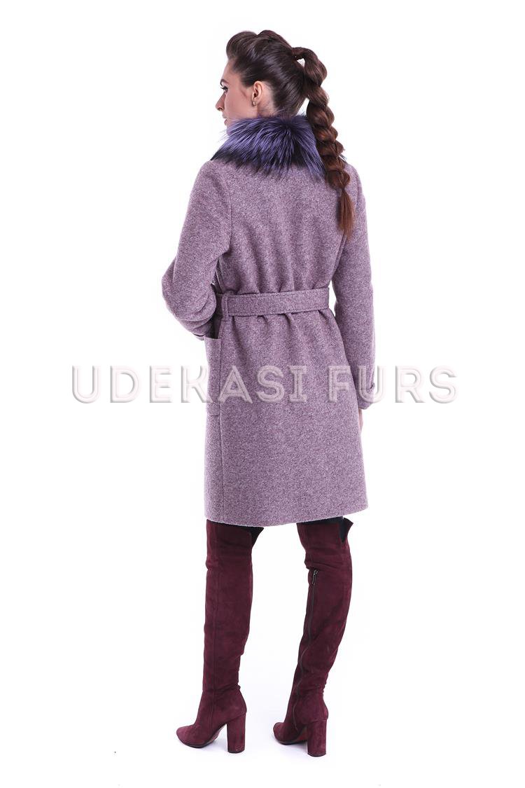 Пальто с мехом чернобурки 9027-07 от магазина Udekasi Furs  - #2