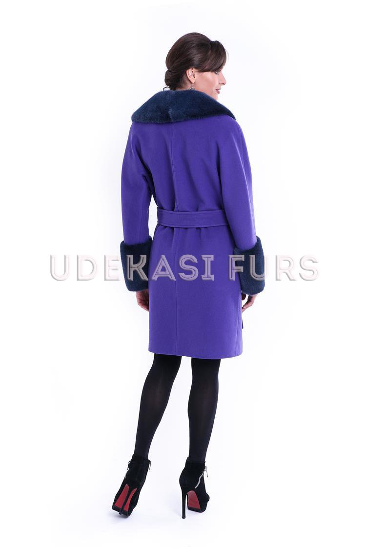 Пальто с мехом норки 9035-02 от магазина Udekasi Furs  - #2