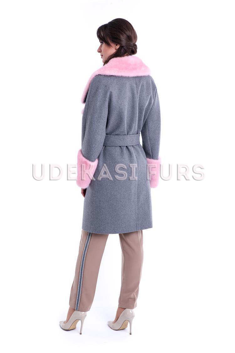 Пальто с мехом норки 9036-03 от магазина Udekasi Furs  - #2